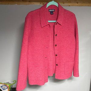Land's End Red Wool Jacket, Size 10